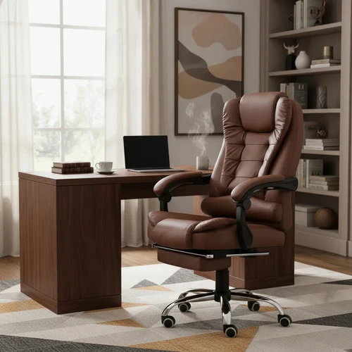Cadeira Presidente Python Fly Ergonômica Couro