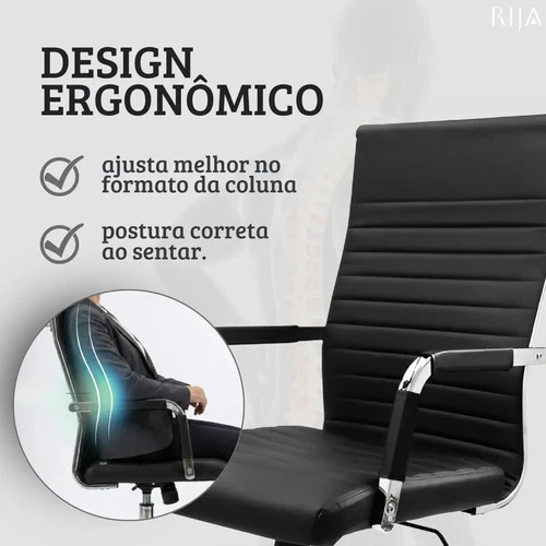 Foto detalhada do Cadeira Esteirinha Verita Rija Soft Preta - Avaliação e Review do Faro Guia (imagem 3)