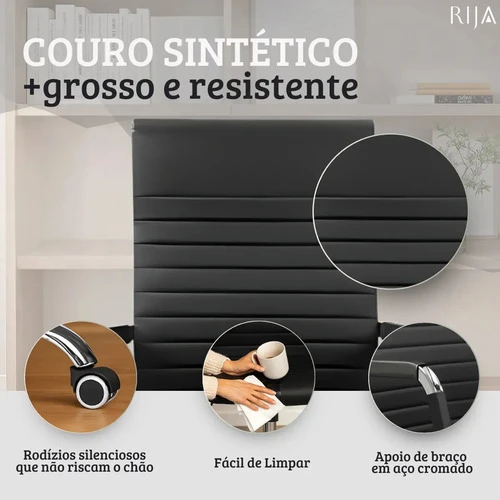 Foto detalhada do Cadeira Esteirinha Verita Rija Soft Preta - Avaliação e Review do Faro Guia (imagem 4)