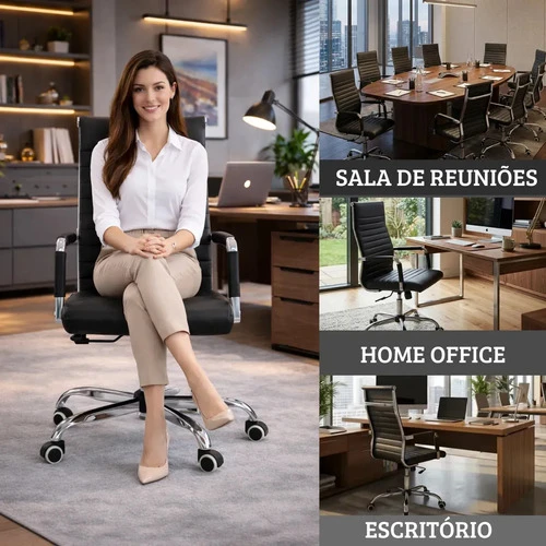 Foto detalhada do Cadeira Esteirinha Verita Rija Soft Preta - Avaliação e Review do Faro Guia (imagem 5)