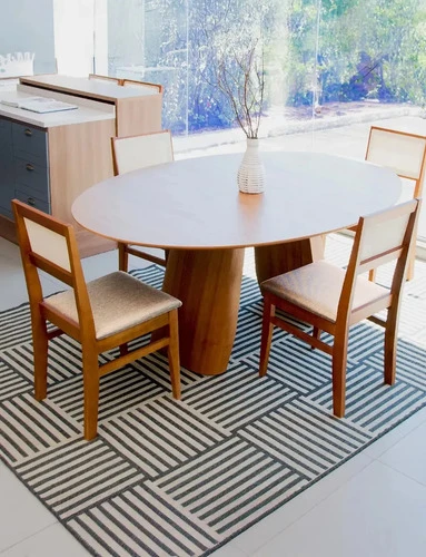 Foto detalhada do Kit 2 Cadeiras de Jantar Roma com Encosto em Palha Indiana - Avaliação e Review do Faro Guia (imagem 5)