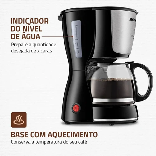 Foto detalhada do Cafeteira Elétrica Mondial Dolce Arome C-30-18X - Avaliação e Review do Faro Guia (imagem 3)