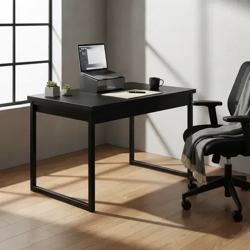 Foto detalhada do Escrivaninha Industrial Jomátri 110cm - Avaliação e Review do Faro Guia (imagem 4)