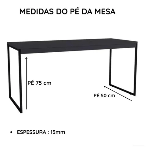 Foto detalhada do Escrivaninha Industrial Metalon Jm3 120x60 - Avaliação e Review do Faro Guia (imagem 3)