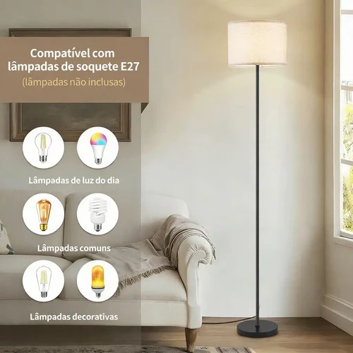 Foto detalhada do Luminária de Chão Tieesa Elegance - Avaliação e Review do Faro Guia (imagem 5)