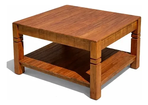 Mesa de Centro Ripada Duplo Nível