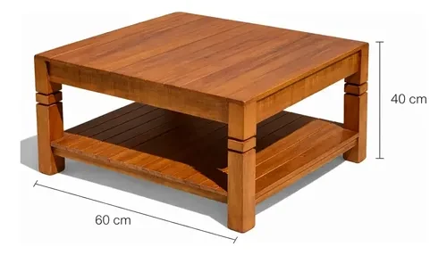 Foto detalhada do Mesa de Centro Ripada Duplo Nível - Avaliação e Review do Faro Guia (imagem 3)
