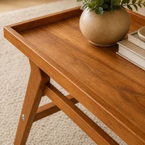 Foto detalhada do Mesa de Centro Decorativa Estilo Bandeja - Avaliação e Review do Faro Guia (imagem 2)