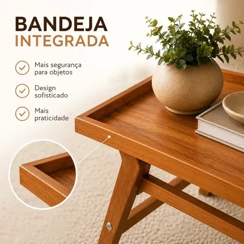 Foto detalhada do Mesa de Centro Decorativa Estilo Bandeja - Avaliação e Review do Faro Guia (imagem 6)