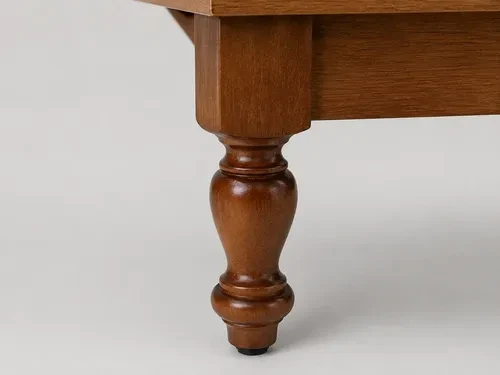 Foto detalhada do Mesa de Centro Clássica Castanho Brilhante - Avaliação e Review do Faro Guia (imagem 2)