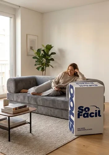 Foto detalhada do Sofá Cama Snoo Multiuso em Bouclé - Avaliação e Review do Faro Guia (imagem 2)