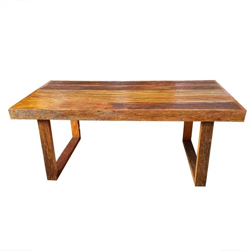 Foto detalhada do Mesa de Jantar Rústica Artesanal em Madeira Peroba Rosa 6 Lugares - Avaliação e Review do Faro Guia (imagem 3)