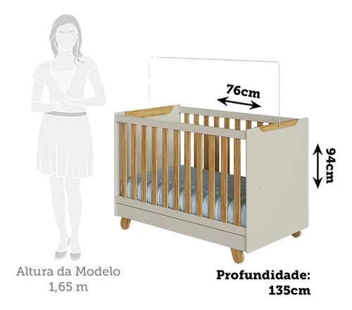 Foto detalhada do Berço Minicama 4 em 1 Espresso Levy - Avaliação e Review do Faro Guia (imagem 3)
