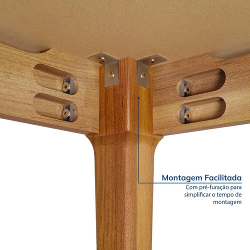 Foto detalhada do Mesa de Jantar 8 Lugares Miriti Cabecasa 210cm - Avaliação e Review do Faro Guia (imagem 6)