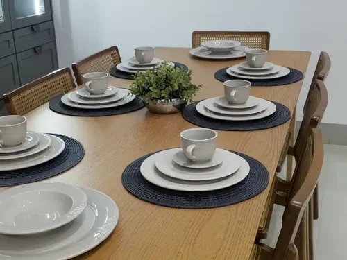 Foto detalhada do Mesa de Jantar Retangular 4 Lugares Evora 135cm - Avaliação e Review do Faro Guia (imagem 3)