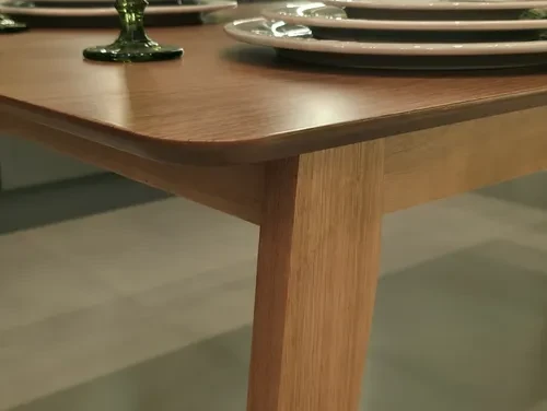 Foto detalhada do Mesa de Jantar Retangular 4 Lugares Evora 135cm - Avaliação e Review do Faro Guia (imagem 5)