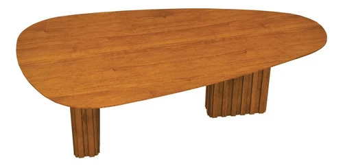 Foto detalhada do Mesa de Jantar Tampo Orgânico Isis Freijó 200cm - Avaliação e Review do Faro Guia (imagem 2)