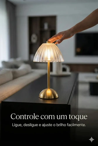 Foto detalhada do Abajur de Mesa LED Via Flix Vintage - Avaliação e Review do Faro Guia (imagem 5)