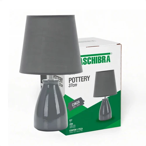 Abajur de Mesa Taschibra Pottery Cerâmica