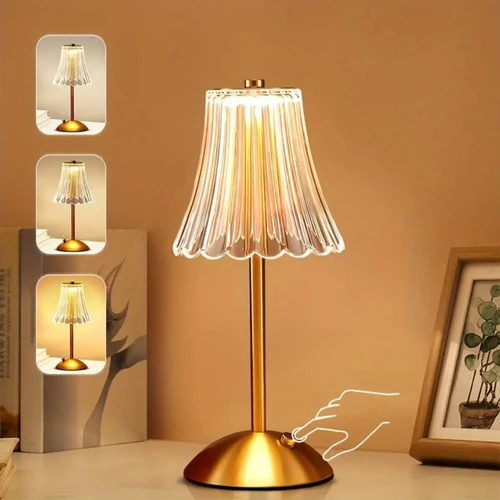 Foto detalhada do Abajur de Mesa Daymi Saia de Seda - Avaliação e Review do Faro Guia (imagem 5)