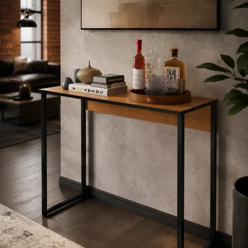 Foto detalhada do Aparador Buffet Simples Estilo Industrial Freijó - Avaliação e Review do Faro Guia (imagem 5)
