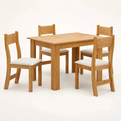 Foto detalhada do Conjunto Sala de Jantar Mesa Jude com Cadeiras Brisa - Avaliação e Review do Faro Guia (imagem 5)