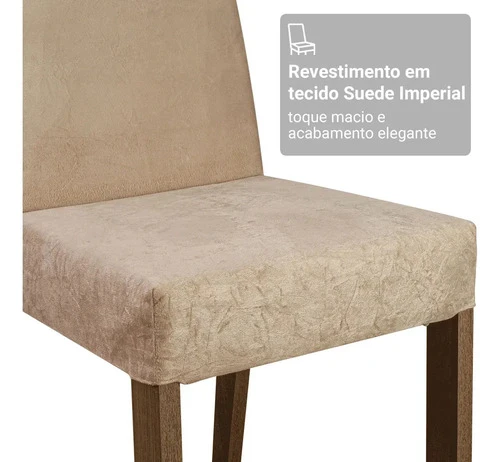 Foto detalhada do Sala de Jantar Madesa Evelin com Tampo de Vidro - Avaliação e Review do Faro Guia (imagem 5)