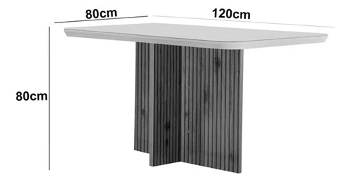 Foto detalhada do Sala de Jantar Olímpia Mdf com Tampo Curvo - Avaliação e Review do Faro Guia (imagem 4)