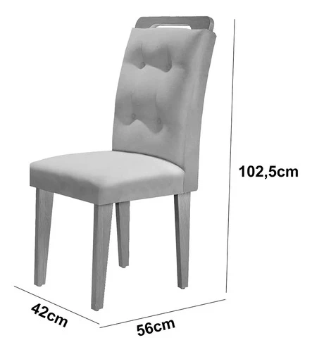 Foto detalhada do Sala de Jantar Olímpia Mdf com Tampo Curvo - Avaliação e Review do Faro Guia (imagem 5)