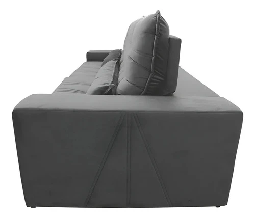 Foto detalhada do Sofá Retrátil Reclinável Zurique Suede Velut - Avaliação e Review do Faro Guia (imagem 5)