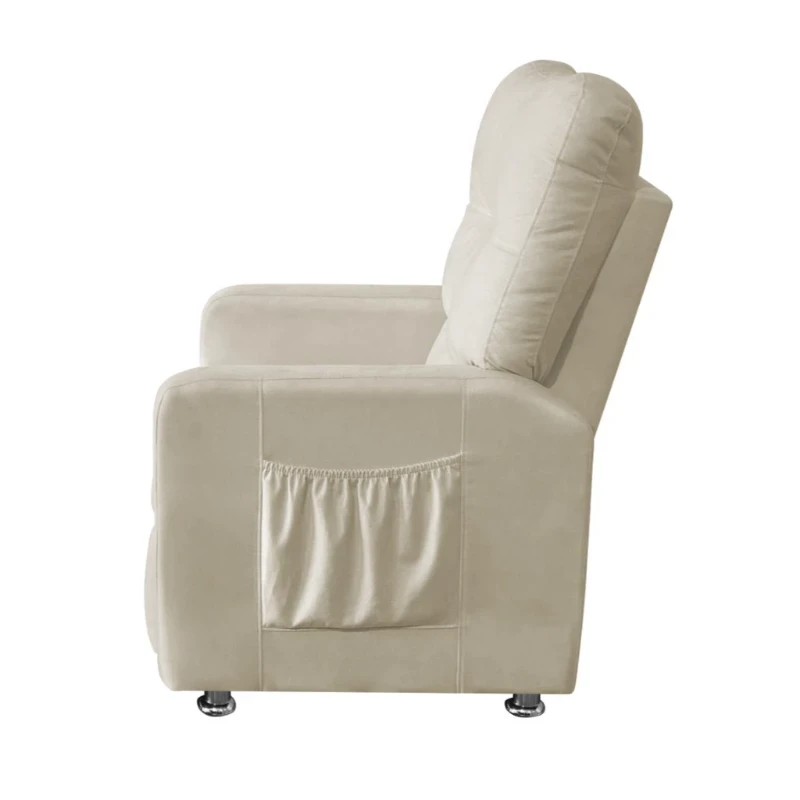 Foto detalhada do Poltrona Reclinável Premium Suede Meu Lar - Avaliação e Review do Faro Guia (imagem 3)