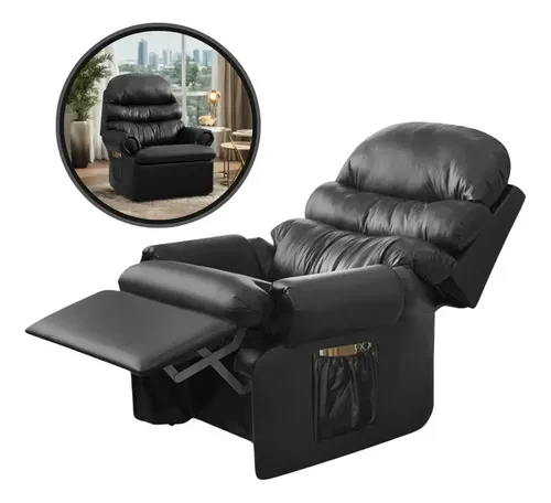 Foto detalhada do Poltrona Reclinável Top Sofas Premium - Avaliação e Review do Faro Guia (imagem 2)