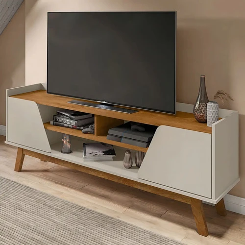 Foto detalhada do Rack Aparador Turim Móveis Bechara 65" - Avaliação e Review do Faro Guia (imagem 3)