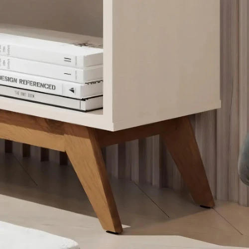 Foto detalhada do Rack Retrô Giga Móveis Malbec Wood 55" - Avaliação e Review do Faro Guia (imagem 4)