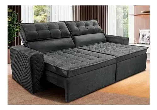 Sofá Cama Retrátil Belém Velusoft