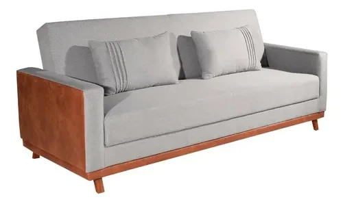 Sofá Cama 3 Lugares Yara Linho