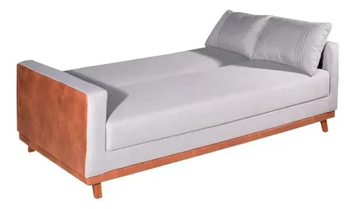 Foto detalhada do Sofá Cama 3 Lugares Yara Linho - Avaliação e Review do Faro Guia (imagem 2)