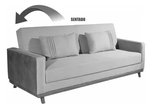 Foto detalhada do Sofá Cama 3 Lugares Yara Linho - Avaliação e Review do Faro Guia (imagem 6)
