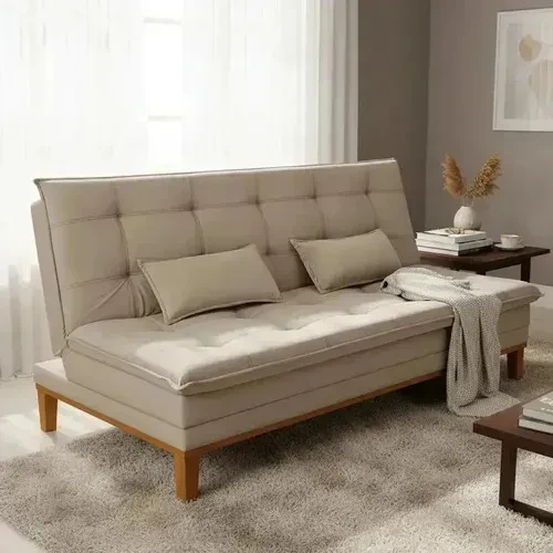 Foto detalhada do Sofá Cama Mobly Aconchego e Versatilidade - Avaliação e Review do Faro Guia (imagem 2)