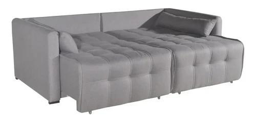 Foto detalhada do Sofá Cama Retrátil Innova Linho - Avaliação e Review do Faro Guia (imagem 2)