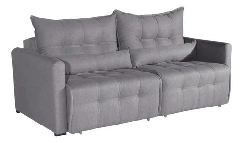 Foto detalhada do Sofá Cama Retrátil Innova Linho - Avaliação e Review do Faro Guia (imagem 3)
